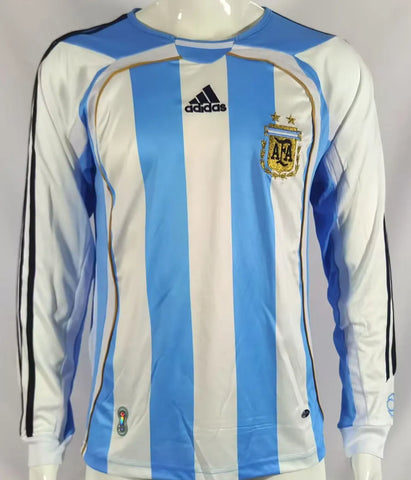 Camiseta Retro Argentina Manga larga 2006