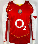 Camiseta retro Arsenal Home Manga Larga 2004/2005