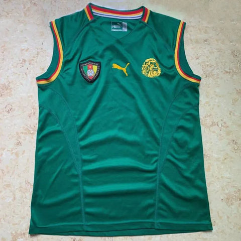 Camiseta retro Camerun Home 2002