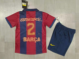 Kids Barcelona Soccer Uniform 2025/2026