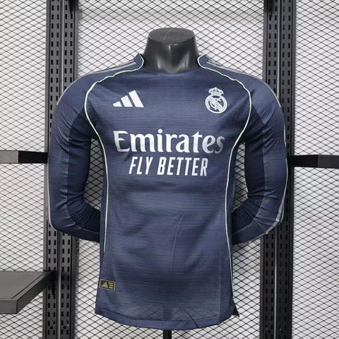 Player version - Real Madrid Away 2025/2026 - Manga larga