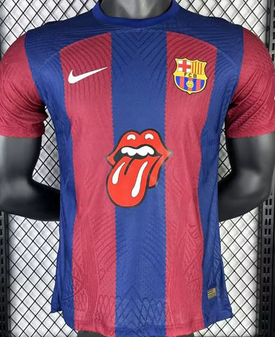 Version Player FC Barcelona Home 23/24 Special Edition Rolling Stones