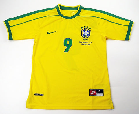 Camiseta Brasil Francia 1998 - Dorsal 9 Ronaldo